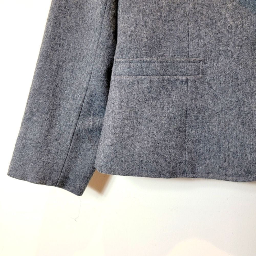Pendleton Vintage Gray Wool Single Button Structu… - image 4